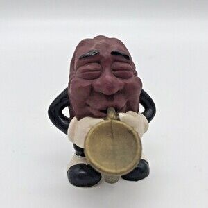Vintage 1987 California Raisins Saxophone Player SAX  2 inches Tall PVC Toy